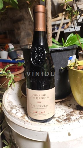 Rhône-dalen Vacqueyras Domaine Genêts 2022