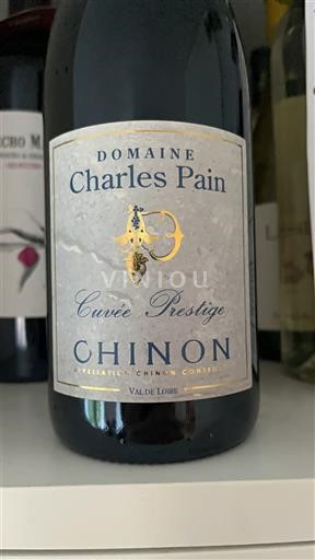 Valea Loarei Chinon Domaine Charles Pain Prestige Nemilésimat
