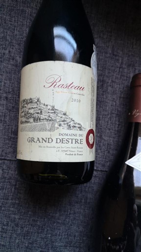 Valea Ronului Rasteau Domaine Grand Destré 2010