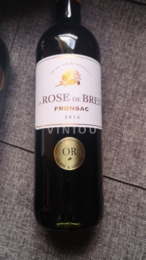 Bordeaux Fronsac La Rose de Brens 2016