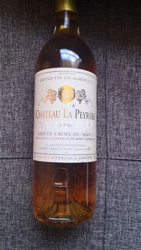 Bordeaux Sainte-Croix-Du-Mont Château La Peyrère 1996