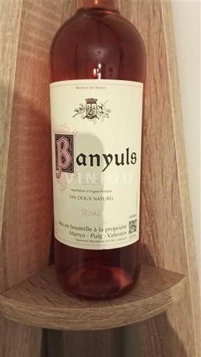 Roussillon Banyuls Manya - Puig - Valentin 2025