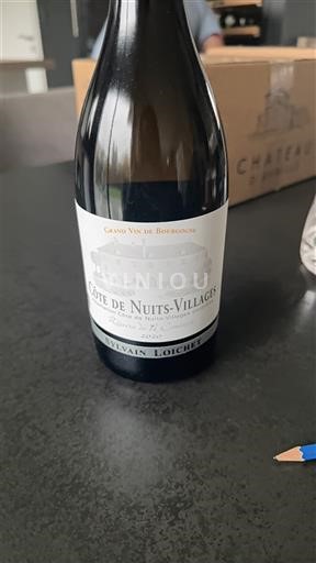 Burgundia Côte de nuits villages Sylvain Loichet Réserve de la Comtesse 2020