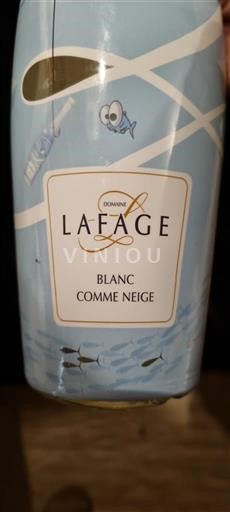 Roussillon Muscat de Rivesaltes Domaine Lafage Blanc Comme Neige. Muscat de Rivesaltes 2023