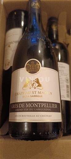 Languedoc Grès de Montpellier Château St Martin de la Garrigue 2021