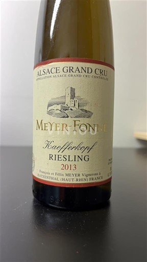 Alsácia Alsácia Grand Cru Grand Cru Meyer-Fonné Kaefferkopf 2013