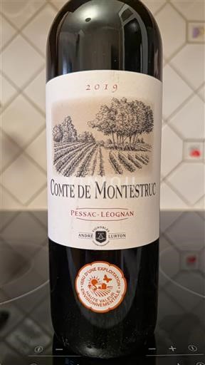 Bordeaux Pessac-Léognan Comte de Montestruc 2019