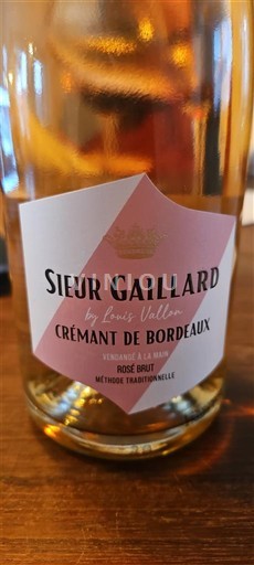 Bordeaux Crémant de Bordeaux Sieur Gaillard by Louis Vallon Nemilésimat