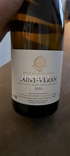 Burgundia Saint-Véran Domaine Collovray et Terrier 2023