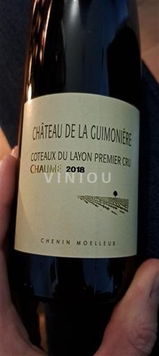 Valea Loarei Nespecificat Premier Cru Château La Guimonière Chaume 2018