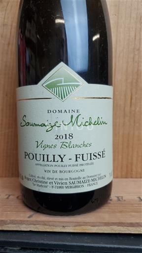 Burgund Pouilly-fuissé Domaine Saumaize-Michelin Vignes Blanches 2018