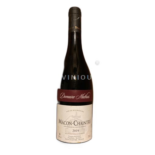 Bourgogne Mâcon et mâcon-villages Domaine Mathias 2019