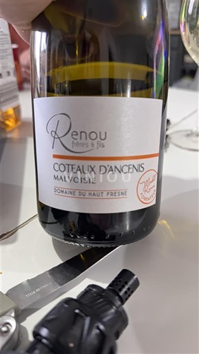 Valea Loarei Coteaux-d'Ancenis Domaine Haut Fresne Malvoisie Nemilésimat