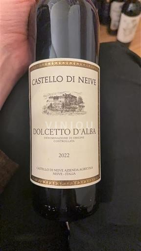 Piemonte Dolcetto d'Alba Castello di Neive 2022