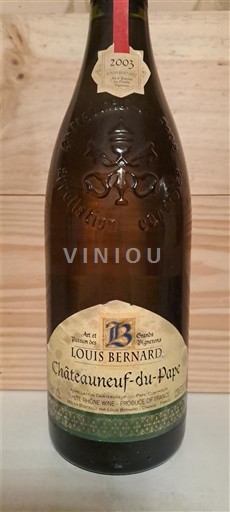 Valea Ronului Châteauneuf-du-Pape Louis Bernard 2003