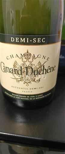 Vinos Espumosos Blanc demi-sec Authentic Demi-Sec Canard-Duchêne 2020 Francia Champaña Champán AOC