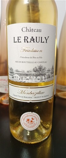 Sud-Vest Monbazillac Château Le Rauly Tradition Nemilésimat