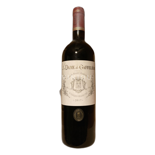 Bordéus Saint-Émilion Grand Cru Comte de Malet Roquefort La Dame de Gaffelière 2017