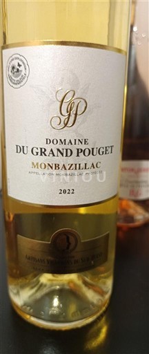 Sud-Vest Monbazillac Domaine Grand Pouget 2022