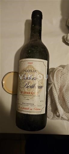 Бордо Château Bidot Bellevue 1989