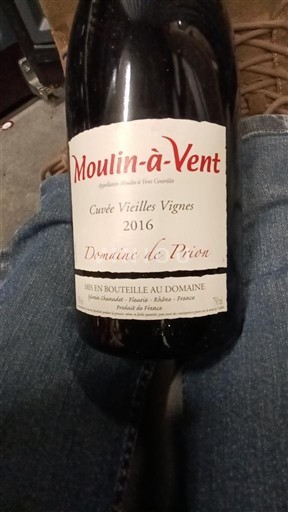 Beaujolais Moulin-à-vent Domaine Prion Vieilles Vignes 2016