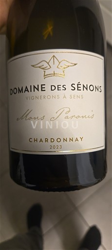 Burgundi Bourgogne Chardonnay Domaine Sénons Mons Paronis 2023