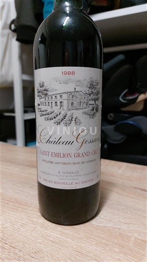 Bordeaux Saint-Émilion Grand Cru Château Gessan 1988