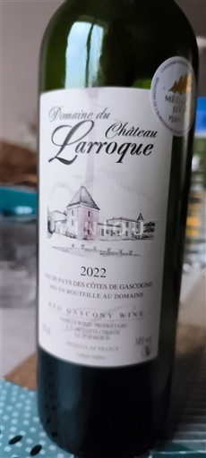 Sud-Vest Côtes de Gascogne Domaine Château Larroque 2022
