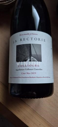 Roussillon Collioure Domaine La Rectorie Côté Mer 2019