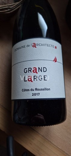 Roussillon Côtes do Roussillon Domaine L'Architecte Grand Large 2017