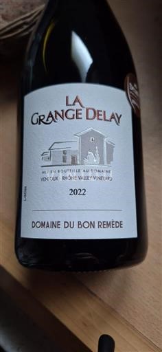 Valea Ronului Ventoux Domaine Bon Remède La Grange Delay 2022
