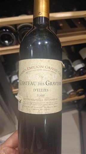 Burdeos Saint-Émilion Gran Cru Grand Cru Château Graviers d'Ellies 2004