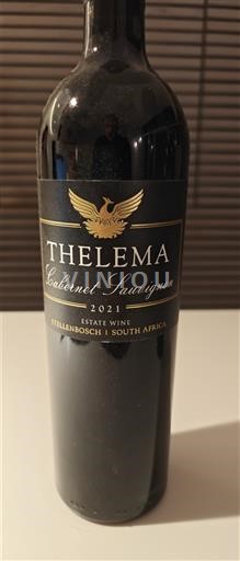 Regiunea de coastă Stellenbosch Thelema Cabernet Sauvignon 2021