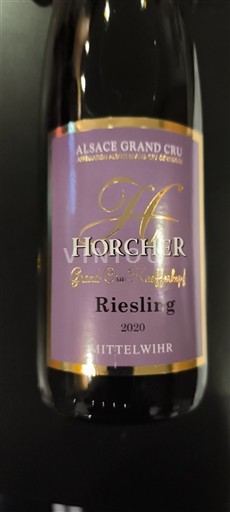 Alsacia Riesling Grand Cru Horcher Grand Cru Kaefferkopf 2020