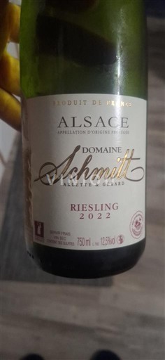 Alsacia Domaine Schmitt Riesling 2022