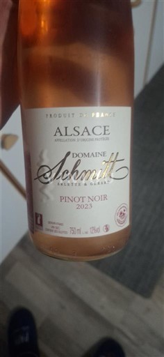 Alsacia Domaine Schmitt Pinot Noir 2023