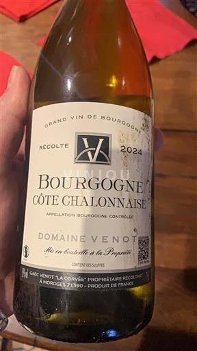 Burgundia Bourgogne Côte Chalonnaise Domaine VENOT 2024