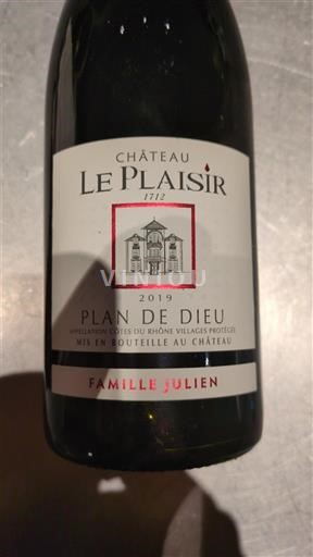Valea Ronului Nespecificat Château Le Plaisir 2019