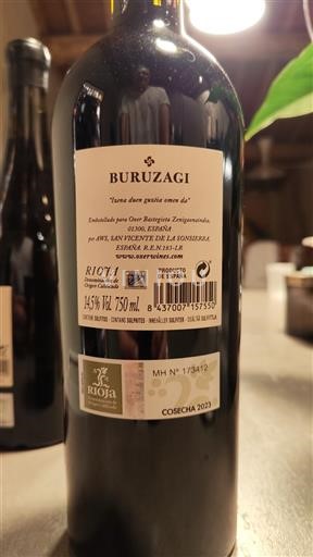 La Rioja Rioja Bodegas Buruzagi 2023