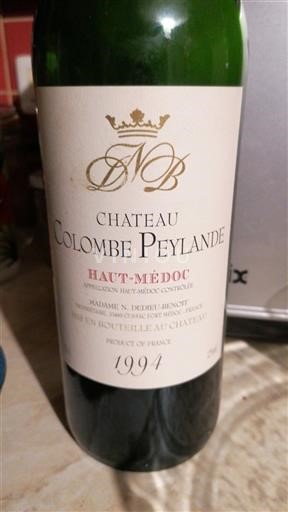 Bordeaux Haut-Médoc Château Colombe Peylande 1994