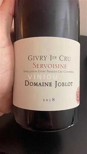 Burgundia Givry Premier Cru Domaine Joblot Servoisine 2018