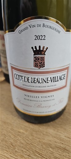 Burgundia Côte de Beaune săte Domaine Bourgogne Vieilles Vignes 2022