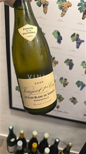 Burgundia Vougeot Premier Cru Domaine La Vougeraie Le Clos Blanc de Vougeot Monopole 2020