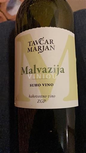 Valea Vipava Valea Vipavei Tavcar Marjan Malvazija 2021