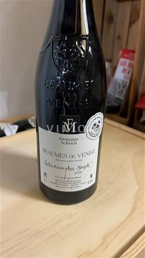 Valea Ronului Beaumes de Venise Domaine St Roch Sélection des Stéph 2020