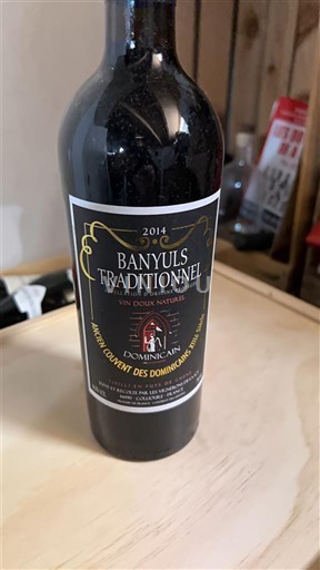 Roussillon Banyuls Abbaye Couvent des Dominicains Traditionnel 2014