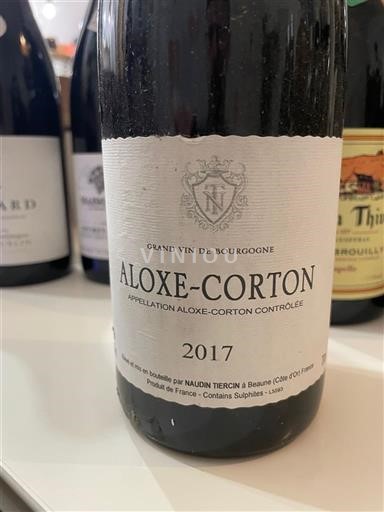 Burgundia Aloxe-Corton Naudin Tiercin 2017