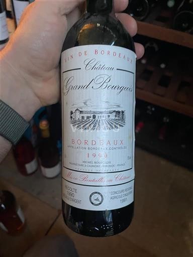 Бордо Château Grand Bourgeois 1990