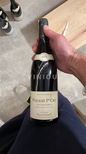 Vina Rouge sec Les Caillerets Domaine Vaudoisey 2019 Francija Burgundija Ni doloceno AOC Premier Cru