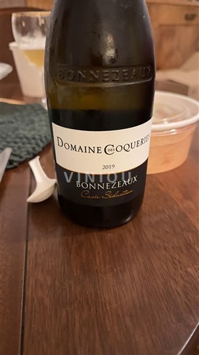Valea Loarei Bonnezeaux Domaine Coquerie Sélection 2019